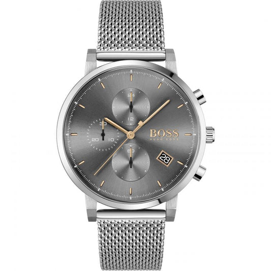 Gents Stainless Steel Mesh Bracelet Hugo Boss Watch