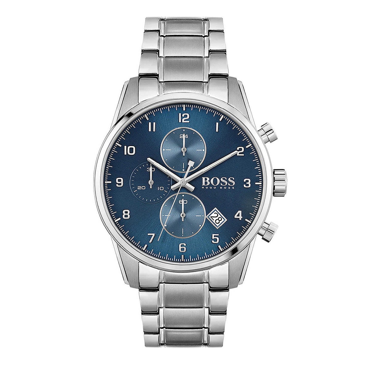 Gents Hugo Boss Stainless Steel Navy Dial