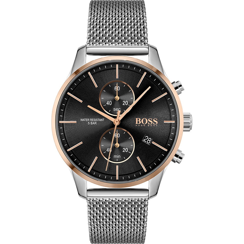 Gents Two Tone Bracelet Hugo Boss Watch