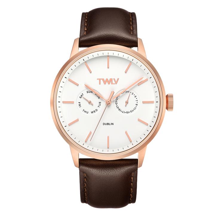 Gents Rolled Gold Strap Twlv Watch