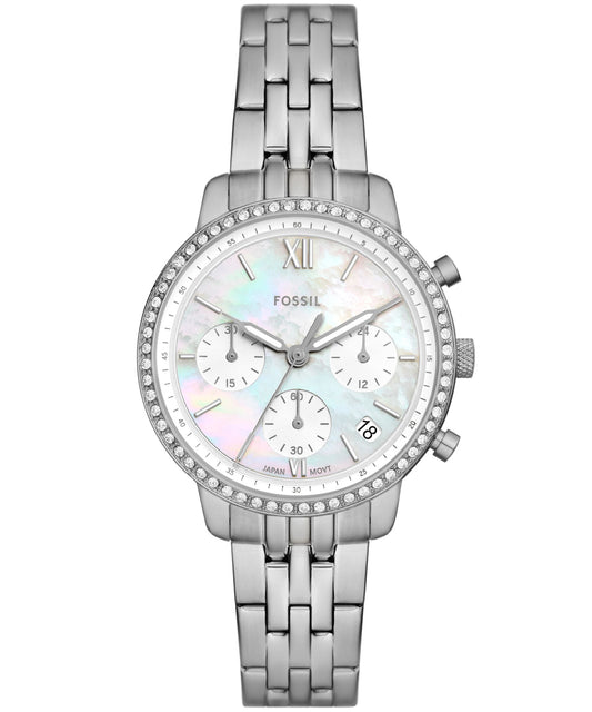 Ladies Fossil Neutra Chronograph Mother of Pearl Dial