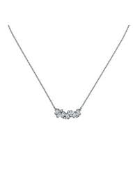 Ted Baker Clarita Silver Plated CZ ScatterCluster Necklet