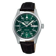 Gents Seiko 5 Sports Flieger Field Green Dial