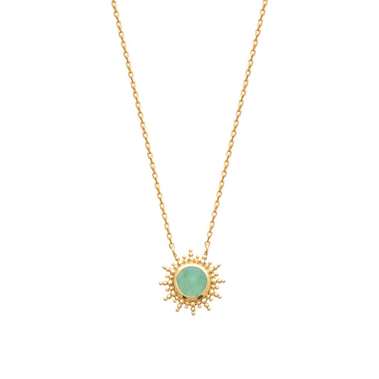Burren 18ct Gold Plated A Venture In Paradise Necklet