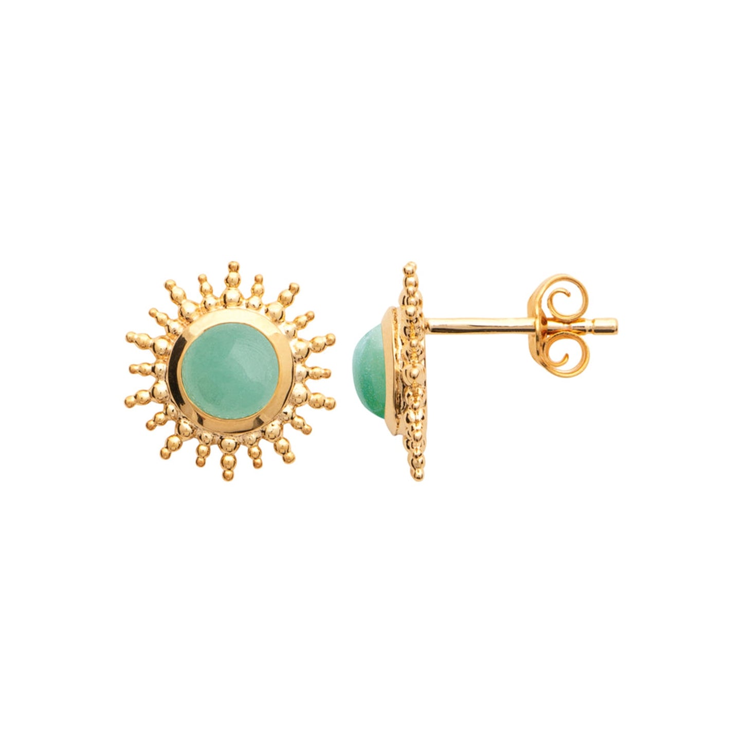 Burren 18ct Gold Plated A Venture in Paradise Earrings