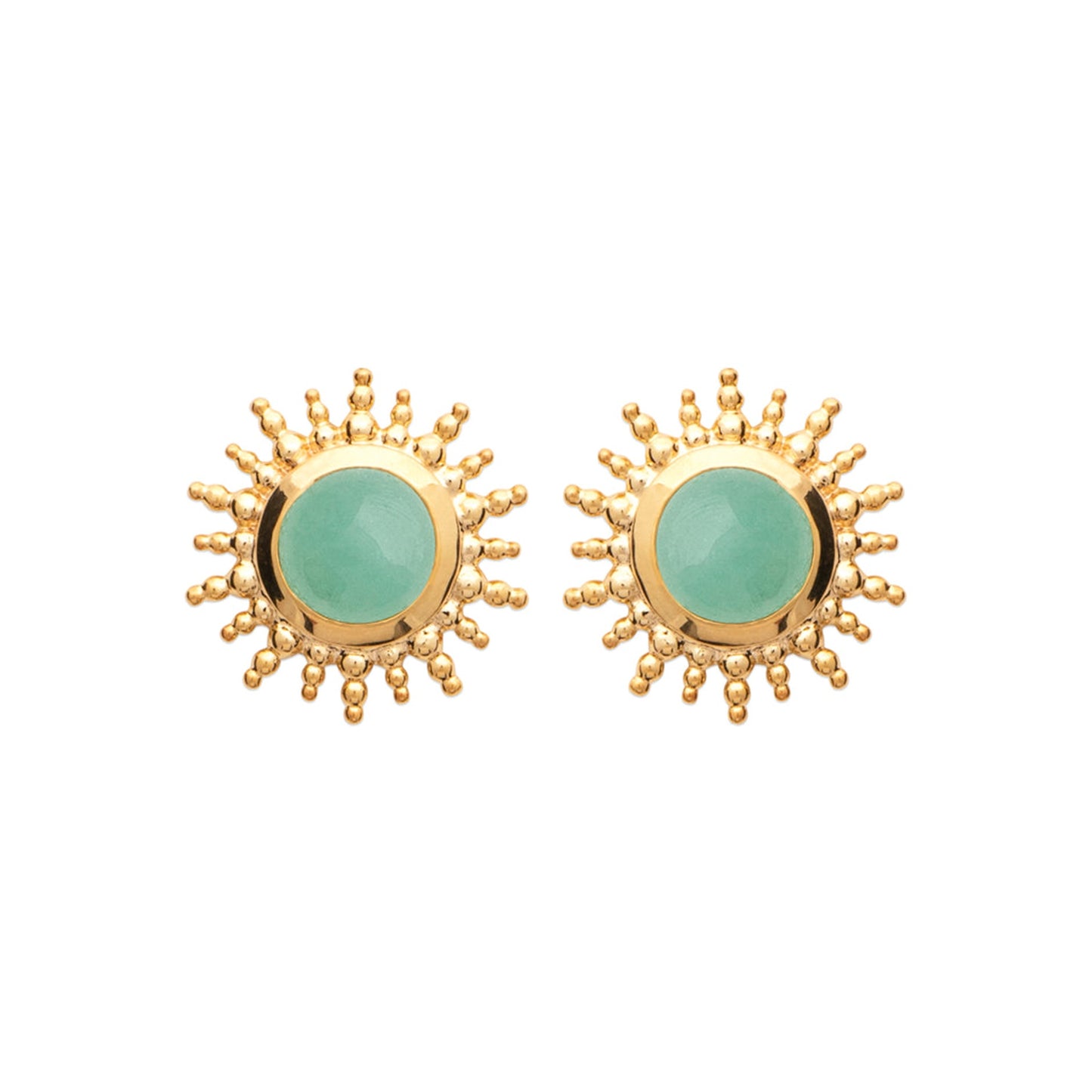 Burren 18ct Gold Plated A Venture in Paradise Earrings