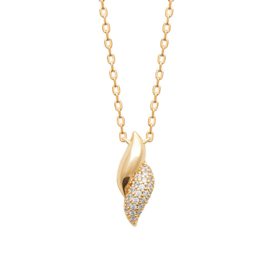 Burren 18ct Gold Plated Vanilla Glaze Necklet