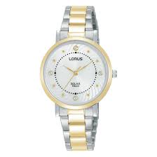 Ladies Lorus White and CZ Dial