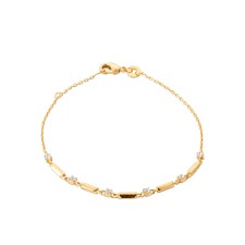 Burren 18ct Gold Plated Valentina Bracelet