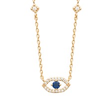 Burren 18ct Gold Plated My Third Eye Necklet