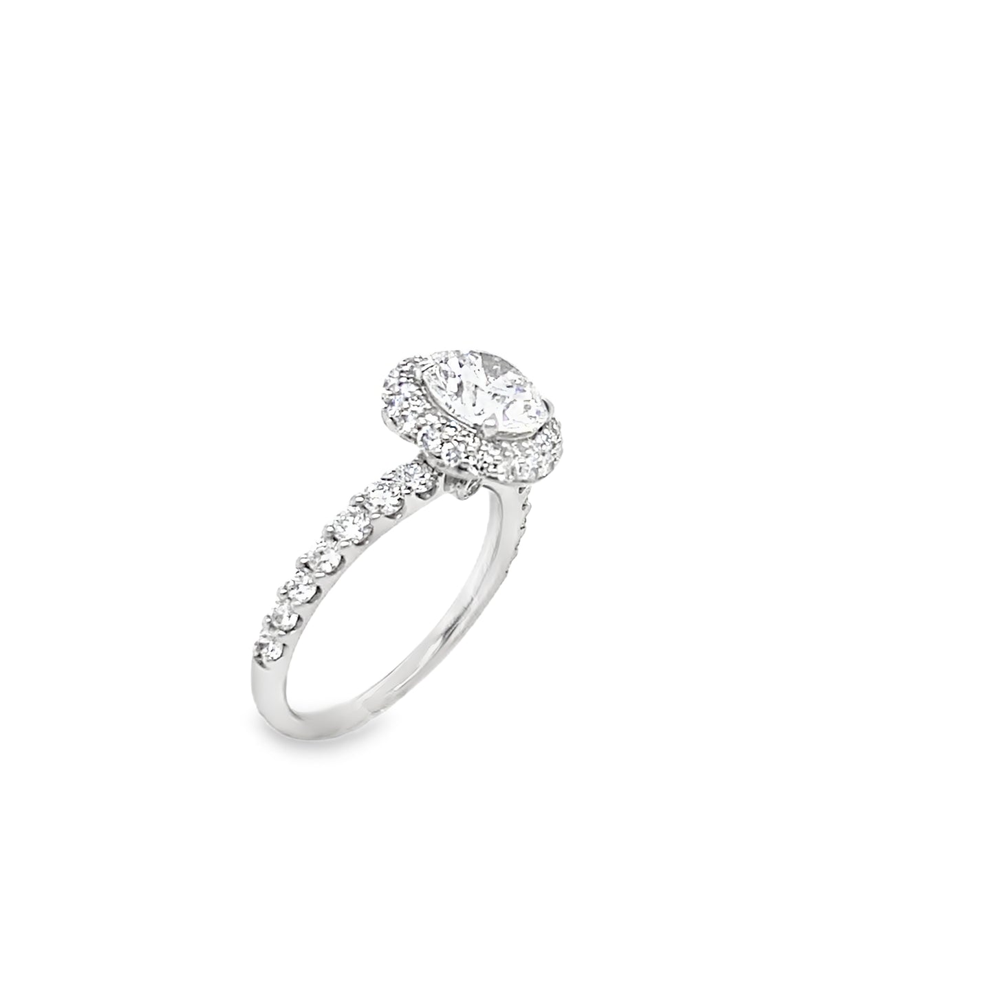 Plat Rd Brill Dbl Halo Sh Dia 1.57ct