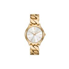 Ladies Rolled Gold Michael Kors Slim Runway Watch