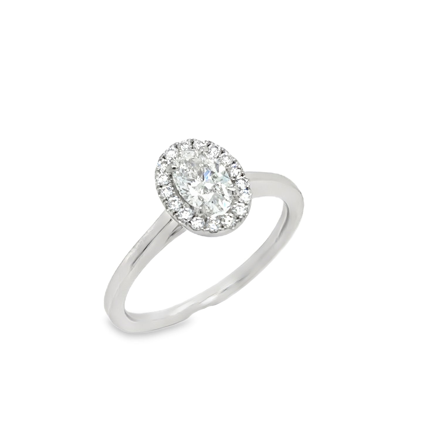 9ct Rd Halo Cl Marq Sh Dia .