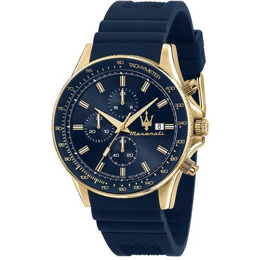 Gents Maserati Sfida Chronograph Blue Dial