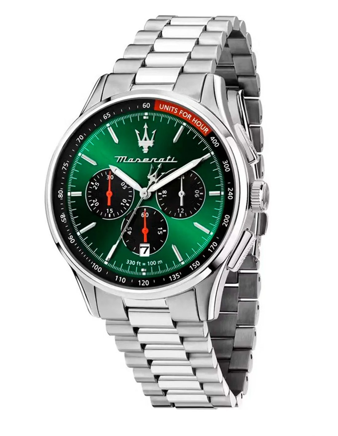 Gents Maserati Sorpasso Chronograph Green Dial