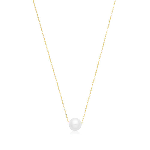 9ct n'let FW Pearl 7mm Slider