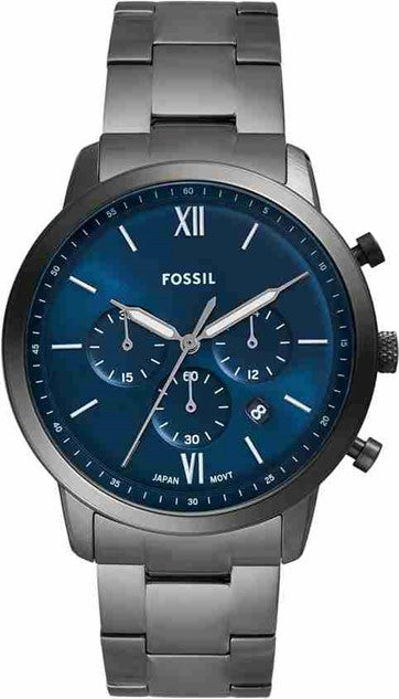 Gents Fossil Neutra Chronograph Smoke Blue Dial
