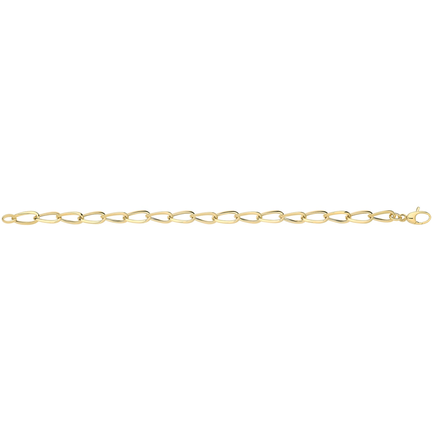 9ct Bracelet opn Ov Twist Link