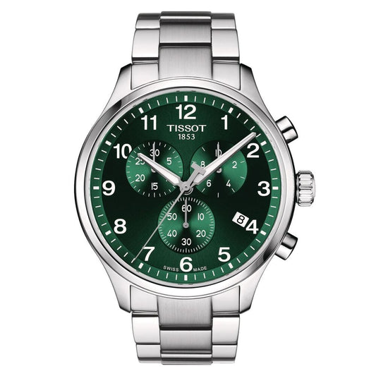 Gents Tissot Chrono XL Classic Green Dial