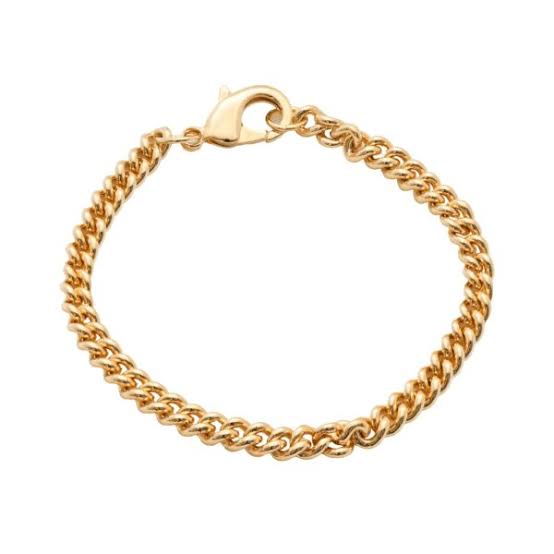 Burren 18ct Gold Plated Boulevard Curb Bracelet