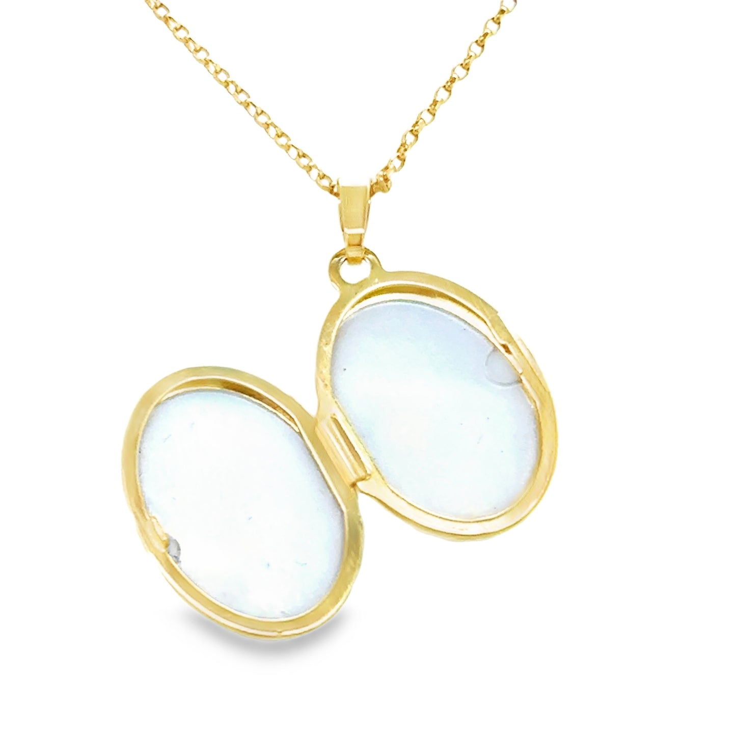 9ct Heart Locket With Flower Design