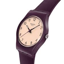 Swatch Repeat Chic Purple Strap Watch