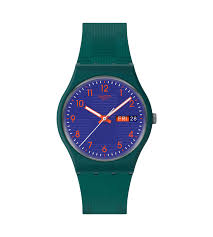 Swatch Pattern Formation Green Watch
