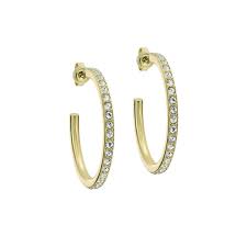 Ted Baker Clanci Gold Plated CZ Hoops