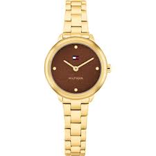 Tommy Hilfiger Demi Round Dial With Brown Face