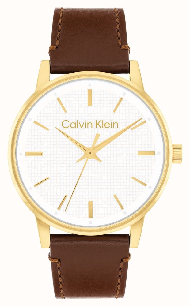 Gents Calvin Klein Linked White Dial