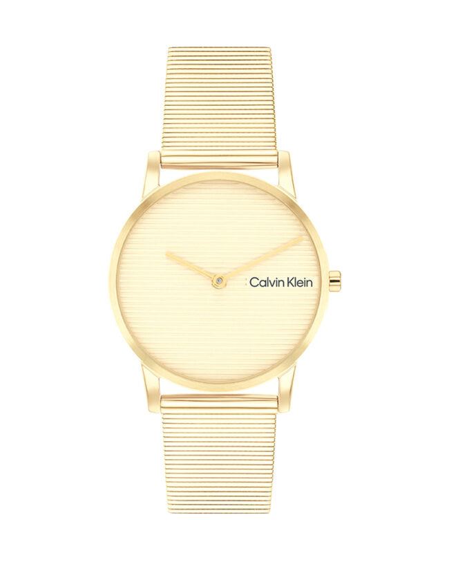 Ladies Calvin Klein Feel Gold Dial