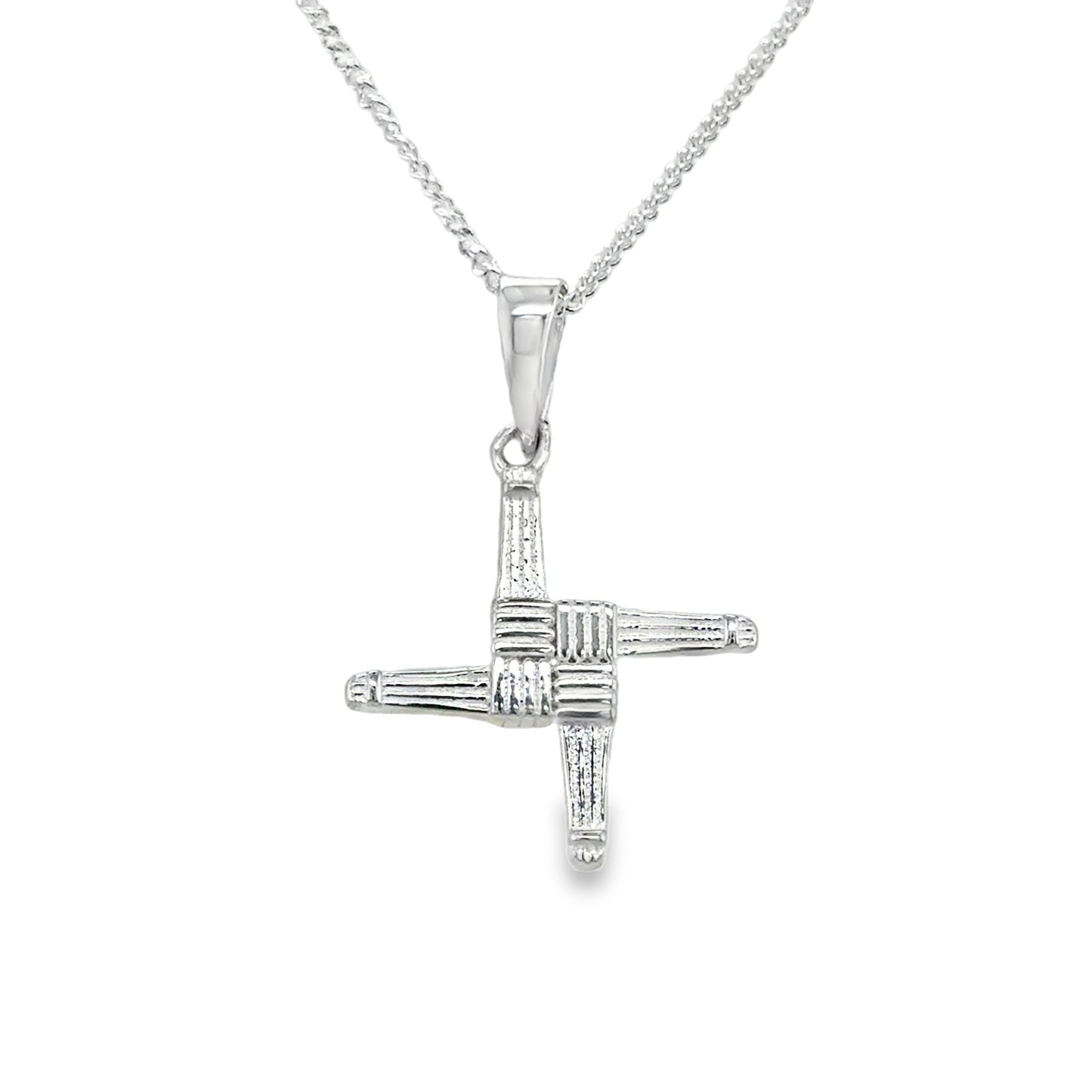 Sterling Silver Plain St Bridget Cross