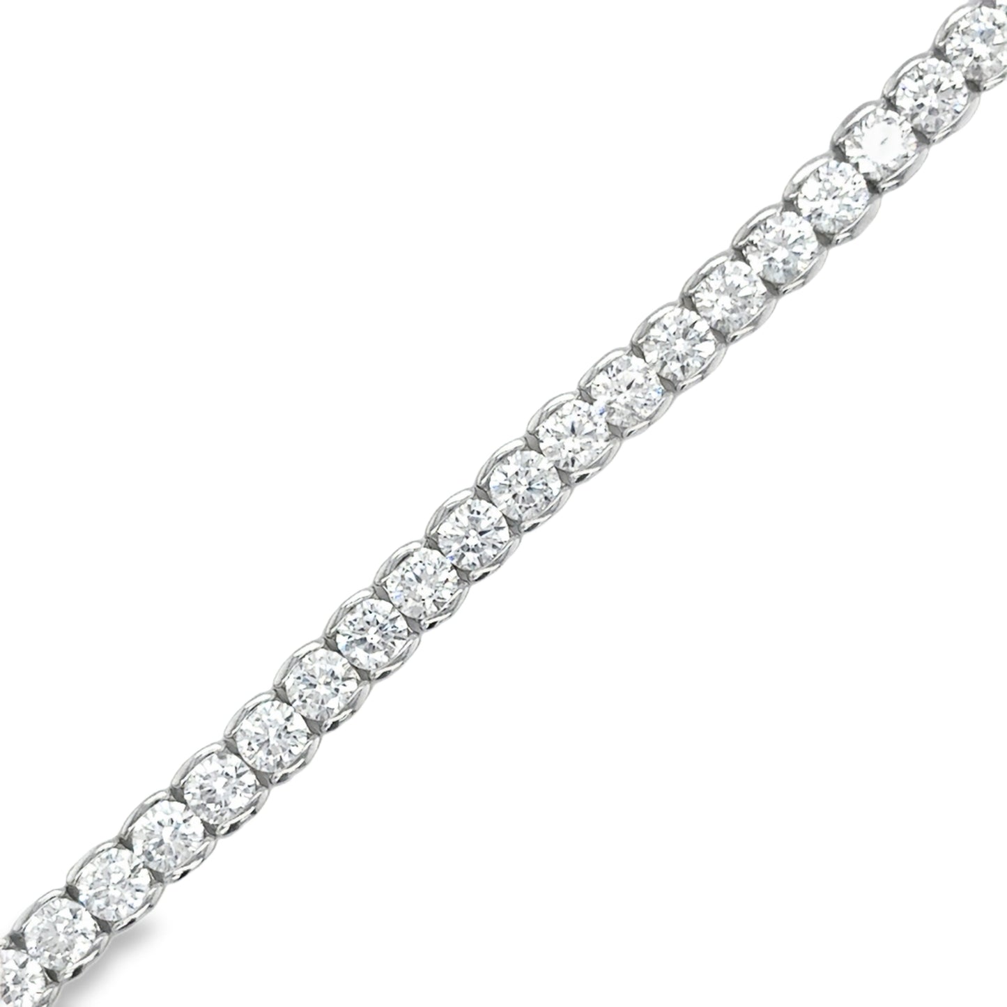 Sterling Silver CZ Tennis Bracelet