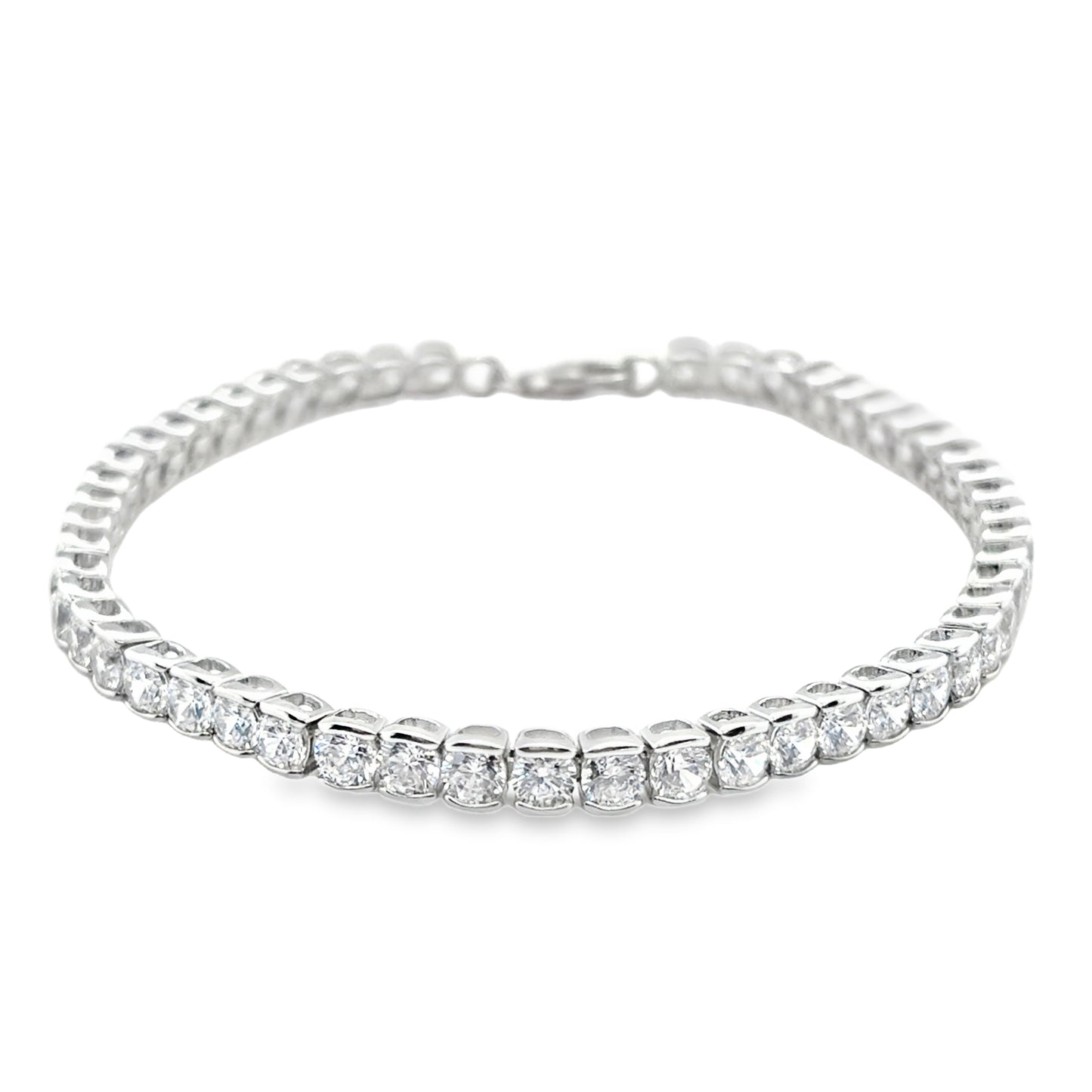 Sterling Silver CZ Tennis Bracelet