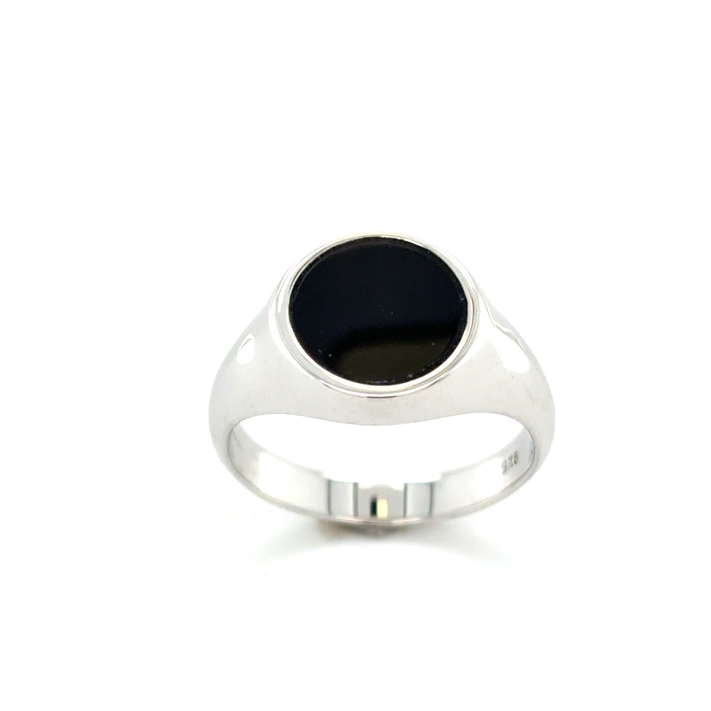 Sterling Silver Gents Onyx Signet Ring