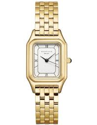 Ladies Rolled Gold Rosefield Ivy White Dial