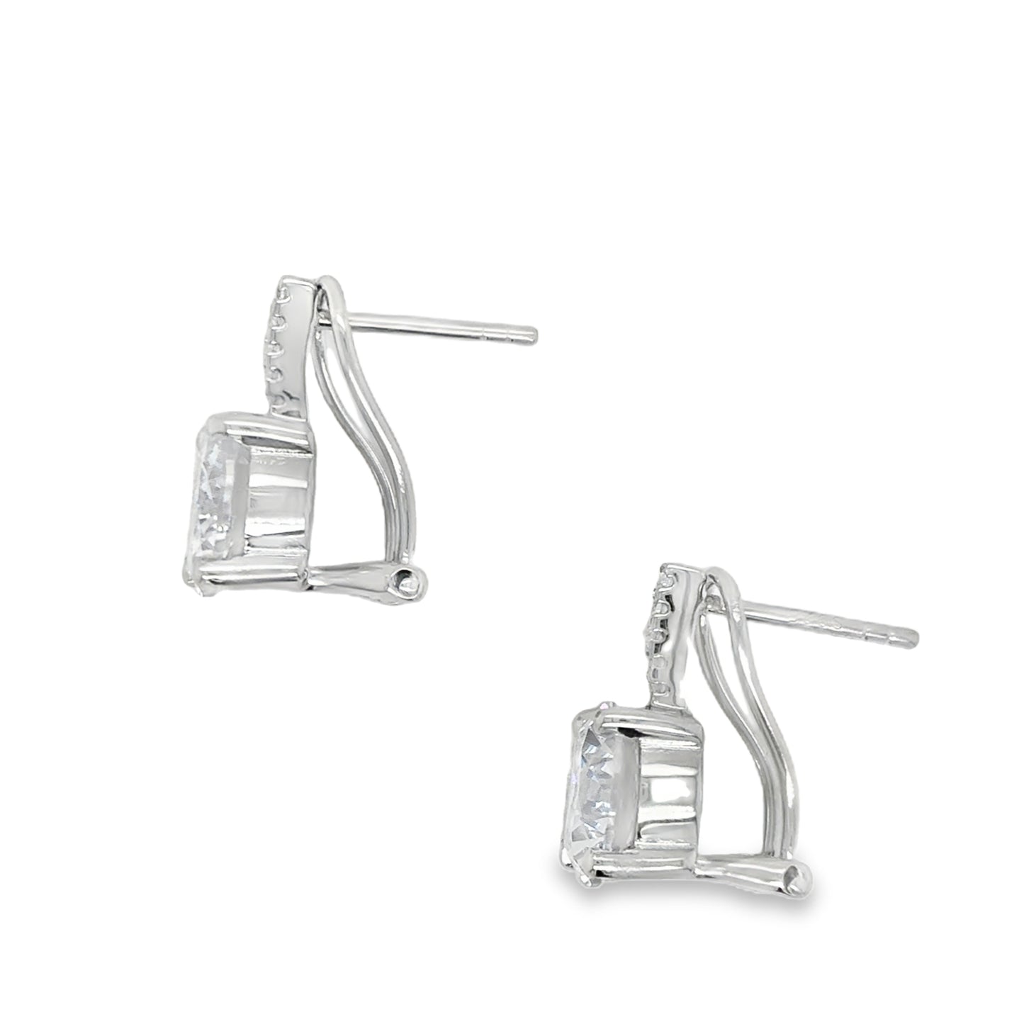 Sil E/rg CZ Rd Sol Lrg Drop CZ Baile Hinge