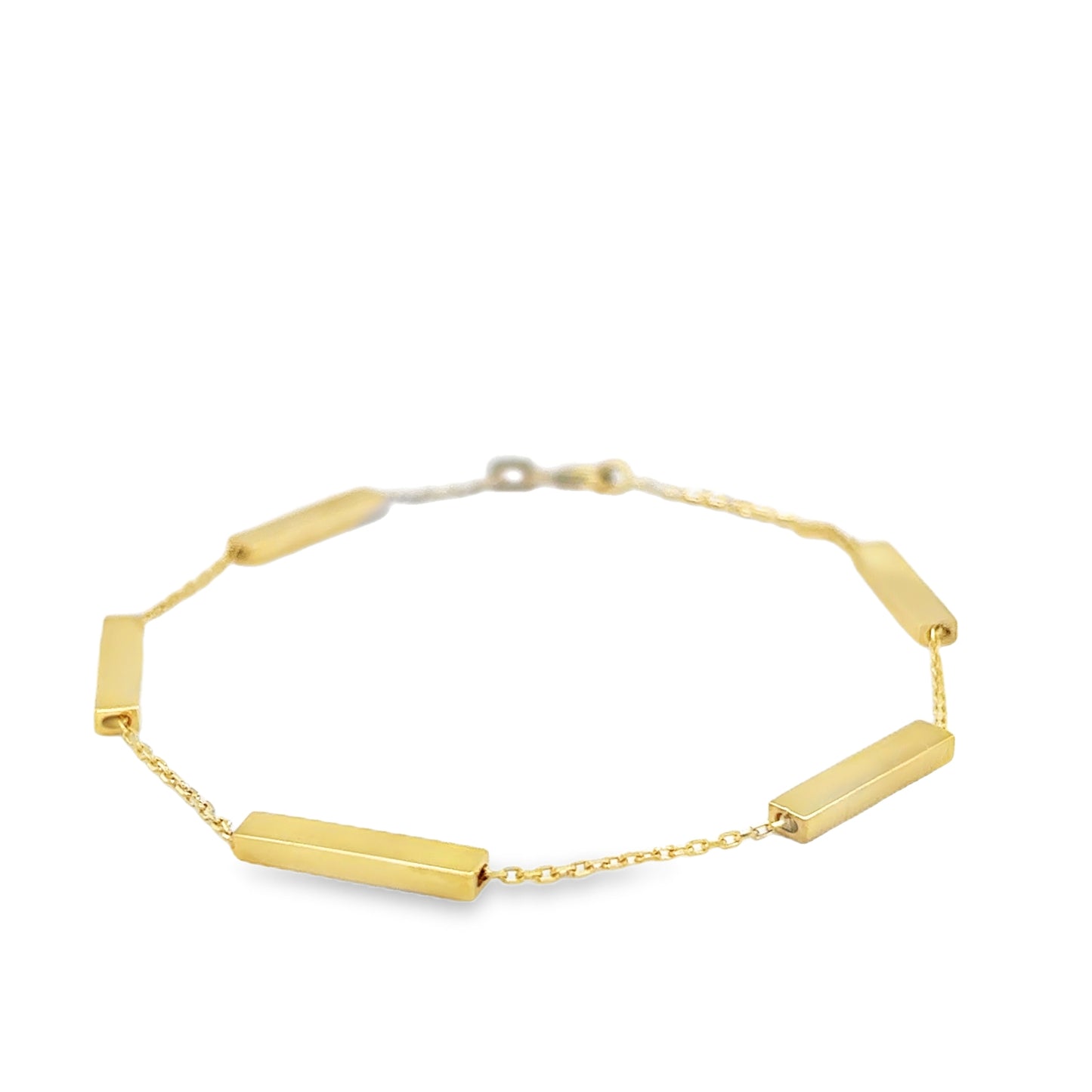 9ct 5 3D Bar Bracelet
