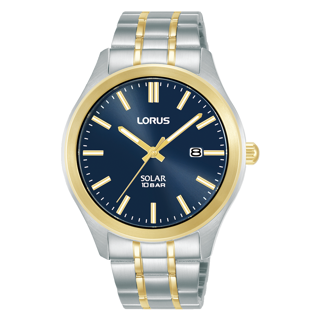 Gents Lorus Blue Dial Date Window Watch
