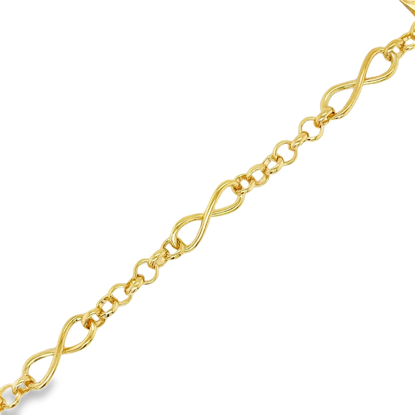 18ct GP Vermeil Infin Link