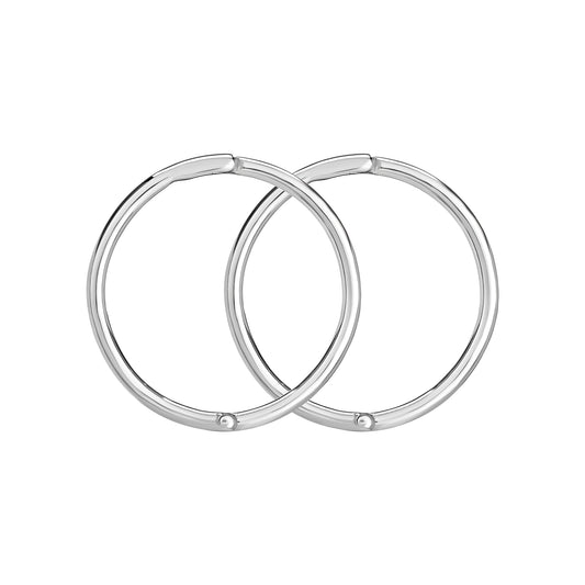 Sterling Silver Hoop Earring 14mm