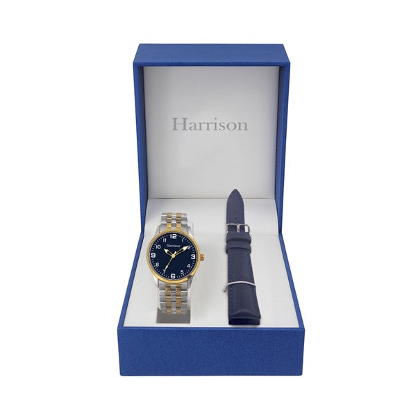 Kids Mixed Blue Dial Communion Watch with Extra Blue Strap