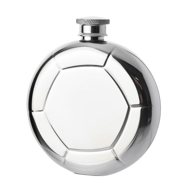 Stainless Steel Round Football Hipflask