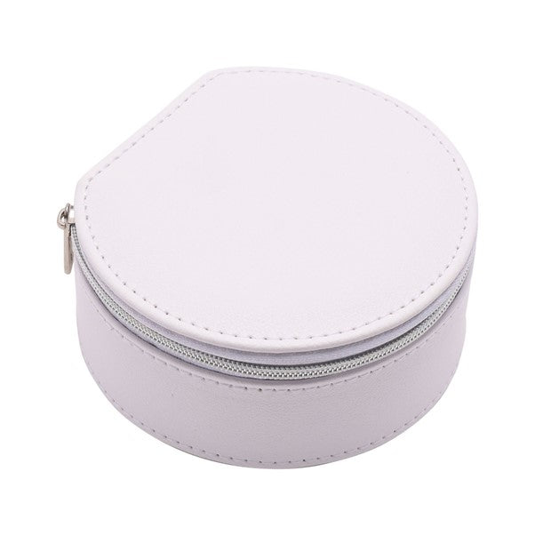 White Leather Jewellery Box