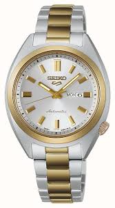 Ladies Seiko 5 Sports Two Tone Automatic Watch