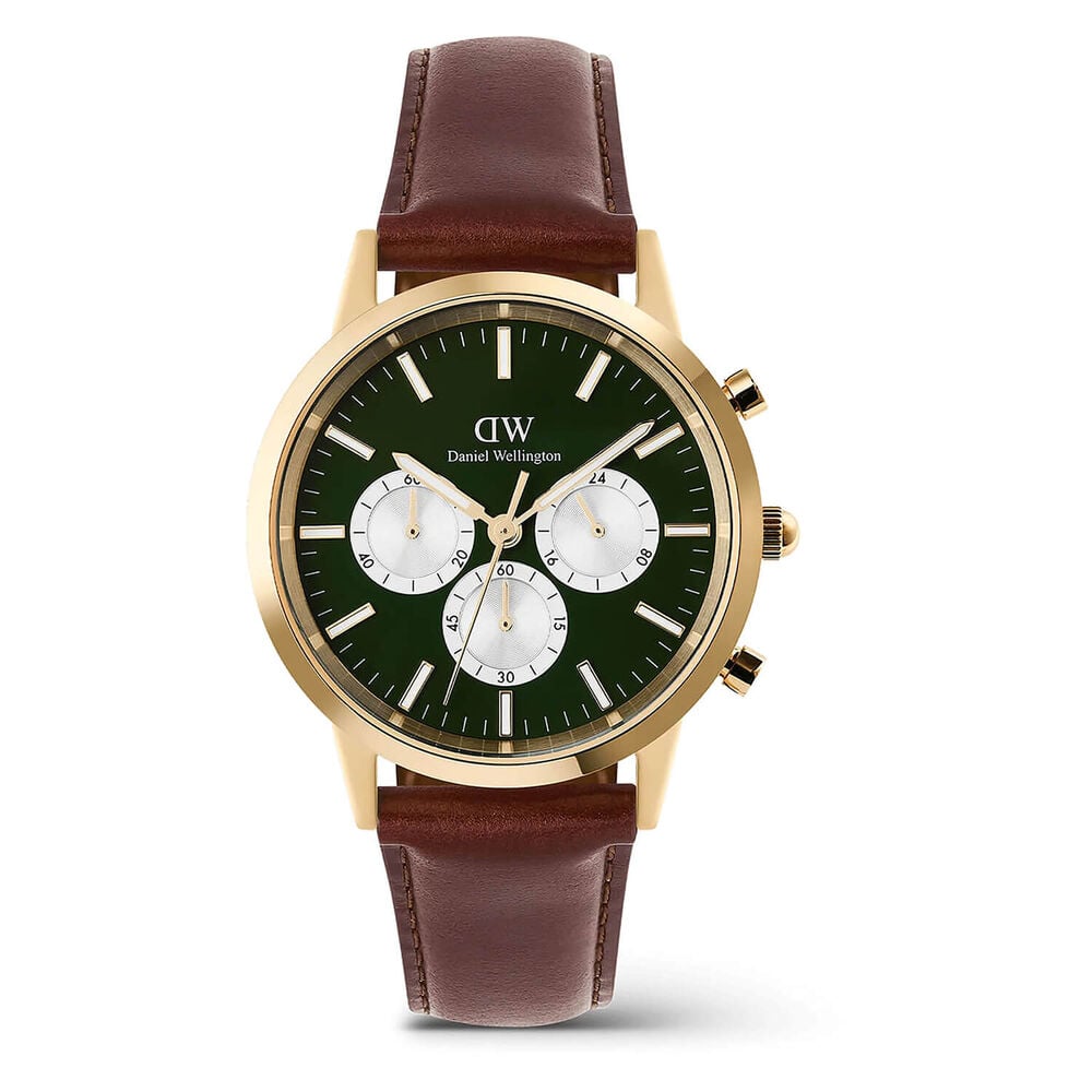 Gents Daniel Wellington Iconic Chrono St Mawes Emerald Dial