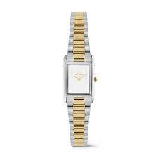 Ladies Daniel Wellington Two Tone Bound Mini Square Watch