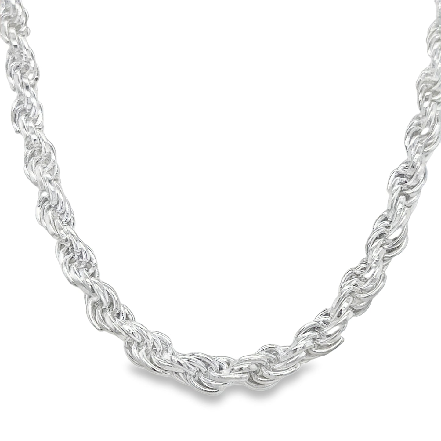 Sterling Silver 20" Rope Necklet
