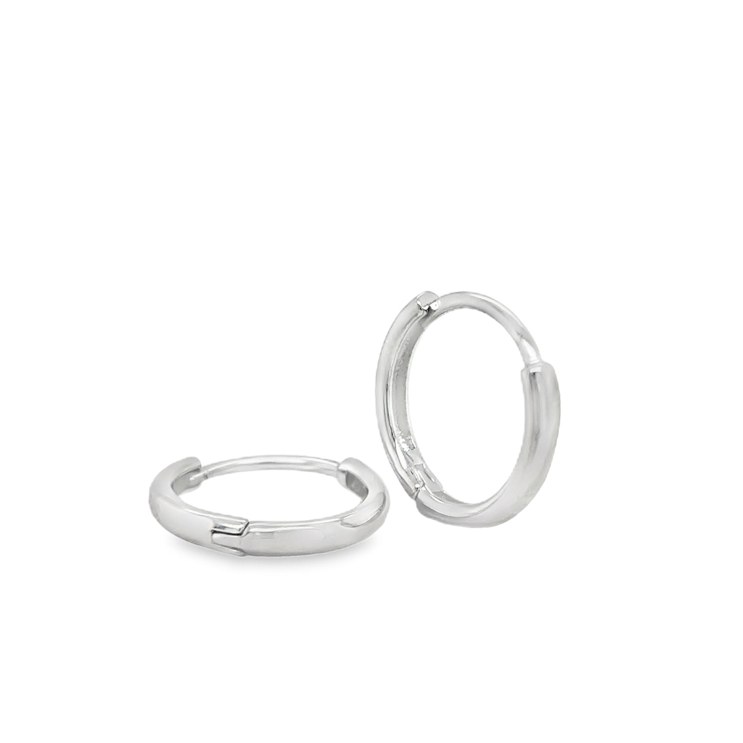 Sterling Silver 14mm  Hoop Earrings