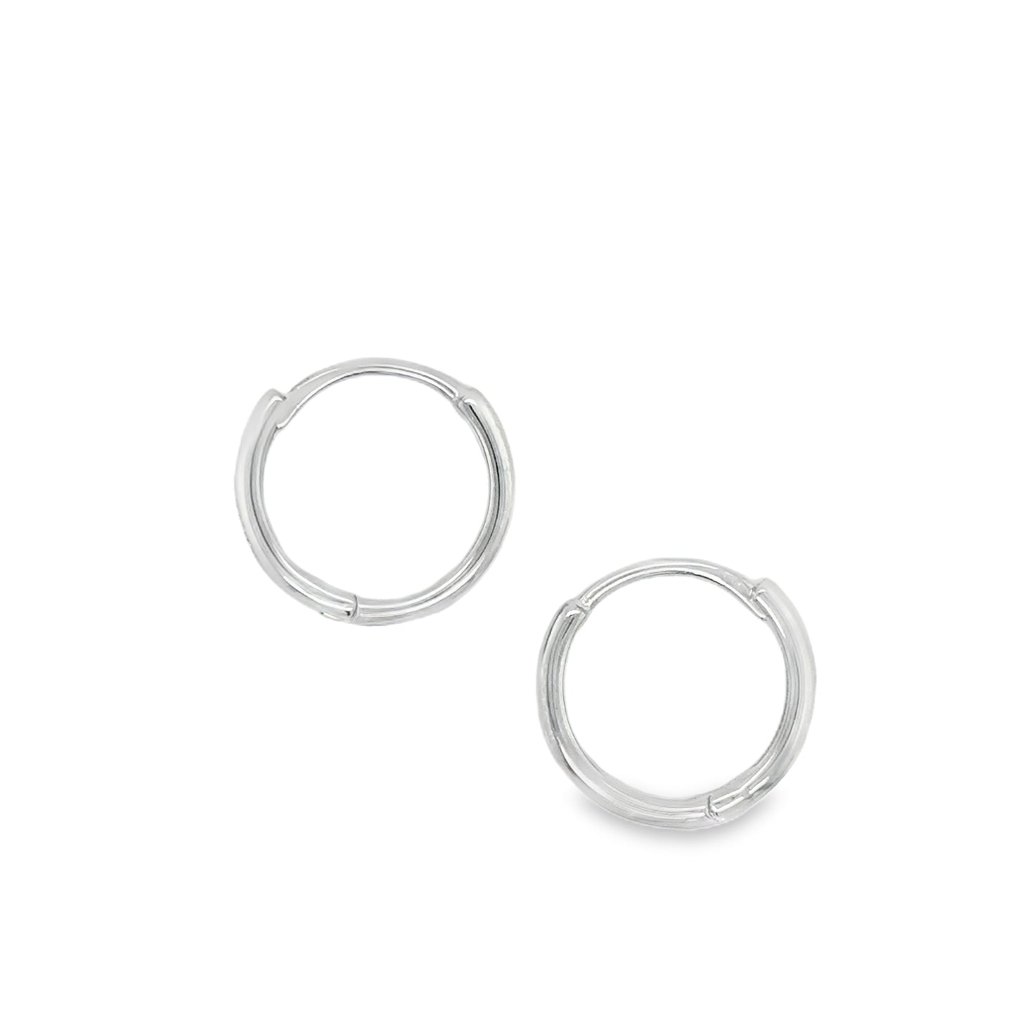 Sterling Silver 14mm  Hoop Earrings